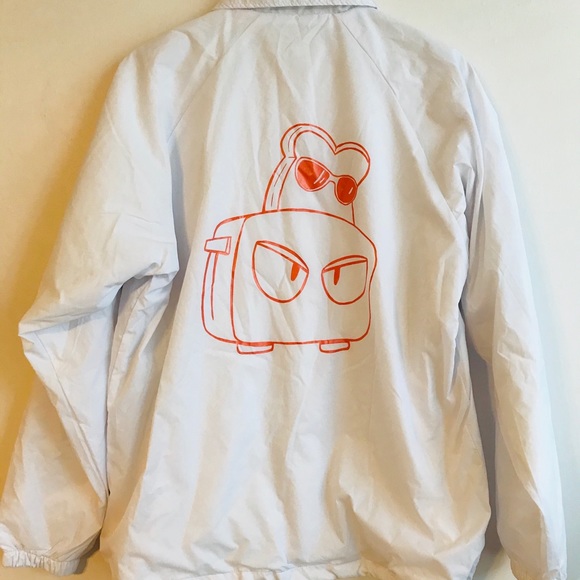 Loaf Windbreaker White Bread Toast Toaster Jacket - Picture 5 of 8